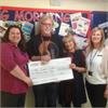 CHEQUE PRESENTATION TO THE CLARE SCHOOL £10,000 MAY 2017