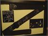 Framed signed guitar strap signed by Led Zeppelin ,donated by a proffesional rock music photographer