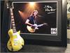 PHOTO AND MINI GUITAR SIGNED STEVE HACKETT