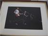 Framed colour photo signed by John Illsey "Dire Straits"