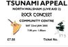 Tsunami appeal ticket