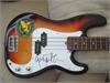 USED ENCORE PRECISION BASS ,PLATE SIGNED BY GEEZER BUTLER "BLACK SABBATH" HEAVEN AND HELL 1980