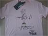 Rare T shirt designed and print signed by Ronnie Wood
