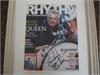 Rhythm magazine cover signed by ROGER TAYLOR